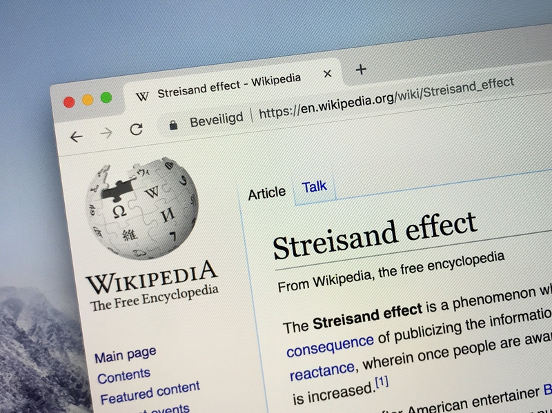 Get Free Publicity Using The Streisand Effect – But be Careful